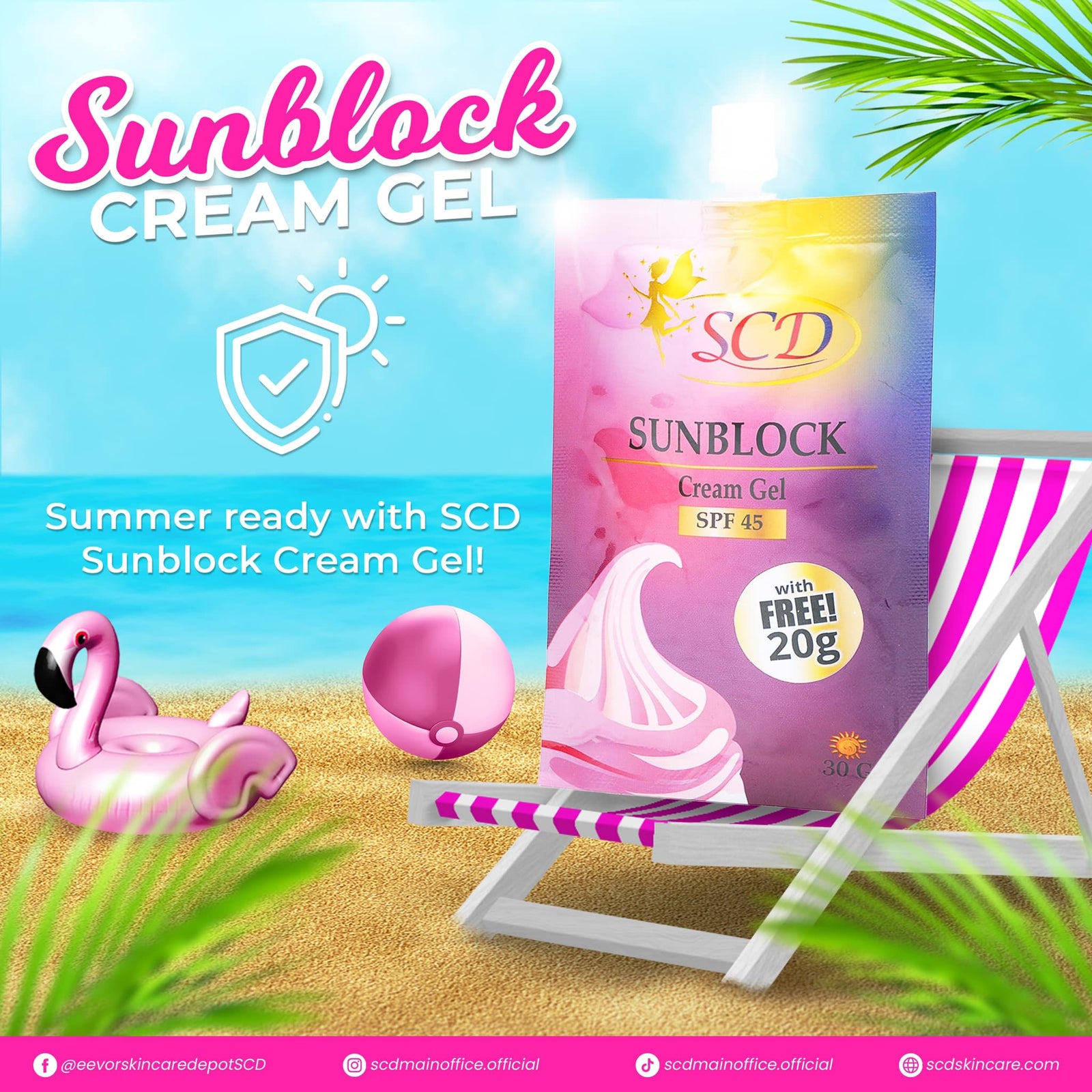 Sunblock Cream Gel - SCD MAIN OFFICE